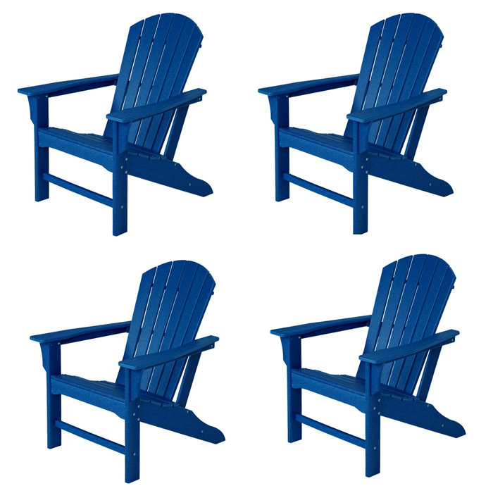 Rosecliff Heights AllWeatherPoly/Resin Adirondack Chair (Set Of4) & Reviews Wayfair